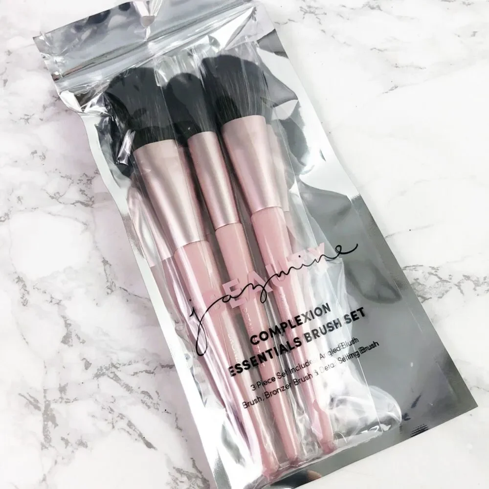 NIB Complexion Brush Trio & Brow Boss Styling Wax in Clear (5g) - Jazmine Beauty
